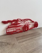 Dekoracja Ścienna Porsche 911 GT3 RS Sylwetka Samochodu Ozdoba Na Ścianę 