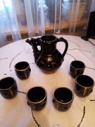 Zestaw czarny ze złoceniami