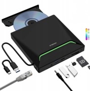 ZEWNĘTRZNA NAGRYWARKA DVD CD USB 3.0  SD TF ORIGBELIE