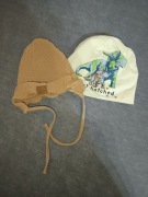 Czapka chłopięca rozmiar 44/46 - 2szt