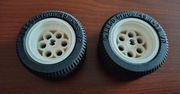 LEGO Technic 2x koło 6596 (49.6x28 VR) białe (biała felga)