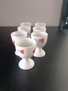 Kieliszki porcelanowe do jajek 