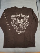 Czarna koszulka męska z długim rękawem Motörhead L