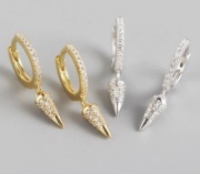 Kolczyki srebro 925 stożki