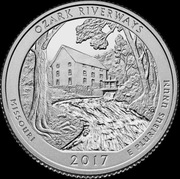 Moneta USA 25 cent 2017 Denver - Ozark National Park Missouri