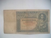 POLSKA Banknot 20 ZŁ 1931 r. seria BN