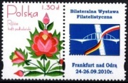 4045 z przywieszką Róże - Bilateralna Wystawa Fil. Frankfurt n. Odrą