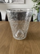 Szklana doniczka osłonka do storczyków