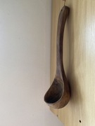 Chochla do zupy rustykalna z drewna oliwkowego 40cm