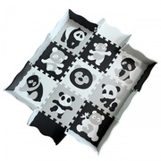 Woopie Baby Mata Piankowa Kontrastowa Puzzle Kojec 120x120!