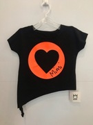 MIMI - BLUZKA CZARNA - SERCE 92