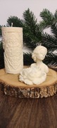 Świeca sojowa handmade kwiat piwonia