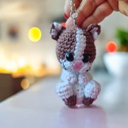 Kotek, kot, breloczek, brelok, rękodzieło