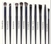 Zestaw pędzli do makijażu 10 szt cieni blendowania precyzyjne profesjonalne