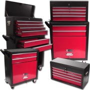 Mobilny Wózek Narzędziowy z Przenośną Skrzynką i Zamykanymi Szufladami