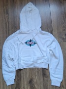 krótka bluza z kapturem Levi's Silvertab biała XS