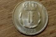 1 Frank  1972  Luksemburg