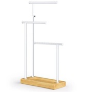 Stojak Oragnizer Regał na biżuterię - SRIWATANA z drewniana podstawką