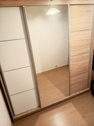 Szafa 3 drzwiowa, 2-kolorowa dąb sonoma - biała