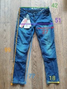 Damskie spodnie motocyklowe Bull-it SR6 Ocean 17 straight