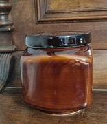 Porcelitowy duży  pojemnik z pokrywką z lat 70-tych- Pruszków