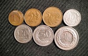 KOMPLET monet obiegowych 1 grosz - 1 złoty 1991