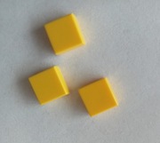 LEGO PŁYTKA  3070b ŻÓŁTA - 3 SZTUKI