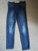 Spodnie jeansowe skinny legginsy 128 jegginsy Pepperts