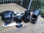 ROLLEI SL35E + ROLLEINAR MC 28/2,8 + 135/2,8 + MIECH