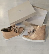 Baldowski złote koturny sneakersy roz 40