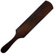 Packa wykonana z wędzonego dębu. Moty wielkiego czarnego pająka.