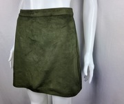 Primark spódnica mini khaki zamszowa EU 36 zamek