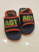 Klapki basenowe,sandałki dziecięce AQUATEAMdł15cm 
