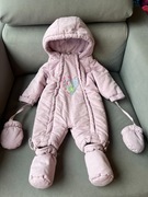 ocieplany Zimowy Kombinezon niemowlęcy polarowy rozmiar 62 cm 0-3 mies