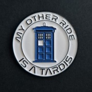 Przypinka Pin – My Other Ride is a TARDIS Doctor Who | Sci-fi