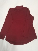 Bluzka tunika 164  bordo 42  44 śliwkowa M