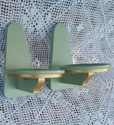 Kwietnik półka świecznik świeżo odnowione zestaw 2 szt