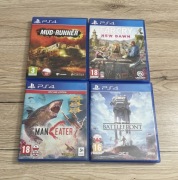 Man eater + 3 gry. Zestaw