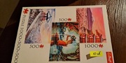 Puzzle elementów 1000 + 500 + 500 komplet 