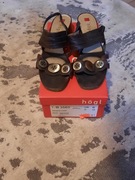 HÖGL skórzane sandały damskie 39, espresso komfort metalowe zdobienia