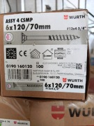 Wkręty do drewna solidne z firmy wurth !!!