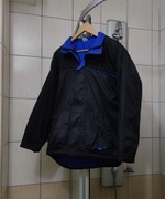 kurtka Nike Vintage XL delikatnie ocieplana wiatrówka niebieska granatowa 