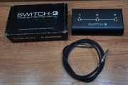 TC Helicon Switch-3, Footswitch + kabel jack - jack, przełącznik nożny