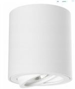 Oprawa Natynkowa LED GU10 ruchoma sufitowa białą