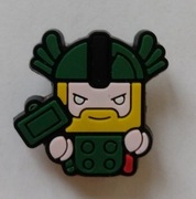 Pin przypinka do butów crocsów superbohater Thor