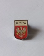 Herb gmina Bledzew 1 przypinka pin odznaka wpinka