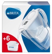 Dzbanek filtrujący Brita Marella 2,4l + 6 filtrów amazon basics + adapter 