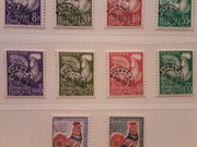 Francja  1960 Mi 1302 -5  kogut seria czysta idealna pozycja 45 €