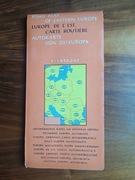 Mapa samochodowa Europa Wschodnia 1963 rarytas czasy PRL
