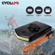 Światło rowerowe powerbank 5000mah 